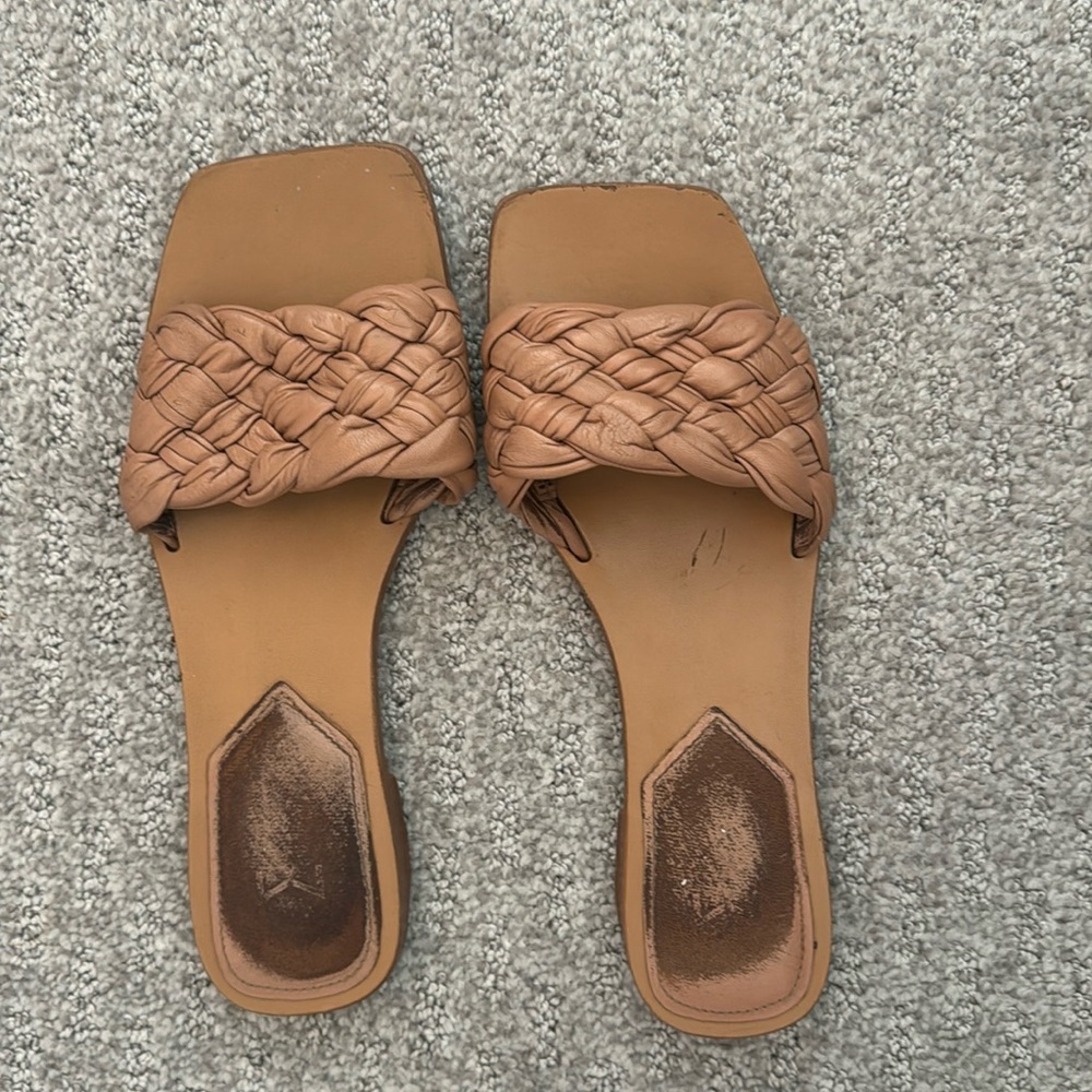 Marc Fisher Woven Slides